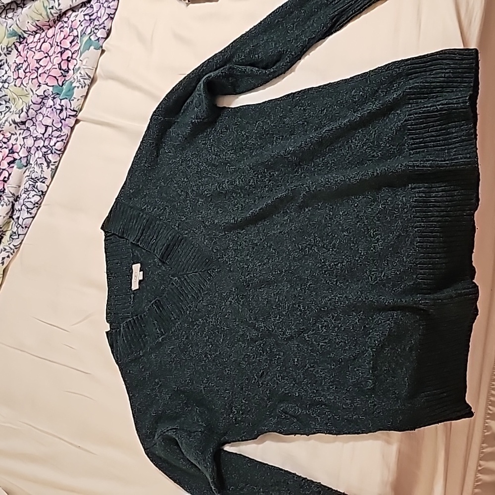 Loft XL hunter green sweater